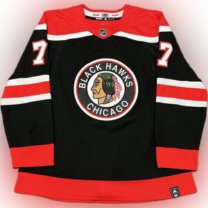 Chicago Blackhawks Kirby Dach Reverse Retro 1.0 Adidas NHL Hockey Jersey Size 52